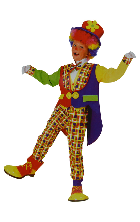 Clown Dressing Up Costume-7 To 10 Years Old.