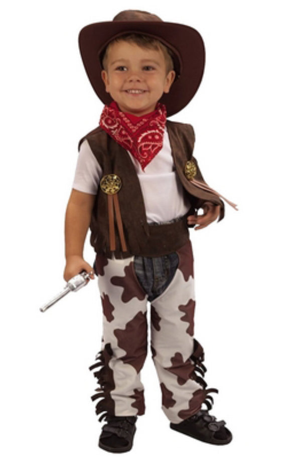 Cowboy Dressing Up Costume-4 To 6 Years Old