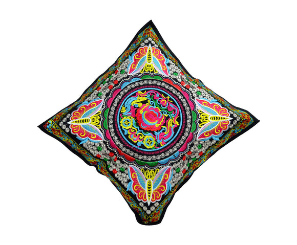 Multicolored Embroidery Cushion Cover(W-ZZ-07)
