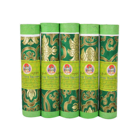 Pack of 5 Green Tara Incense.