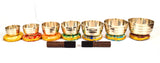 Bermoni Tibetan Set of 7 Chakra  Singing Bowl