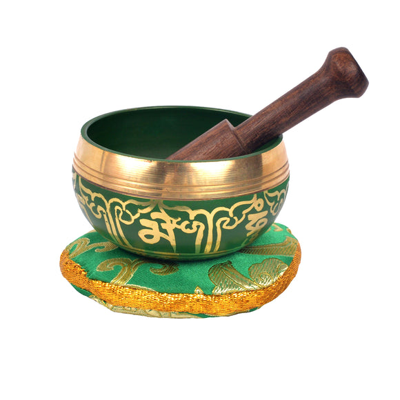 Om Mani Padme Hum Symbol Singing Bowl