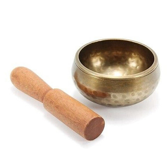 2018 Tibetan Buddhism Singing Bowl Hand Hammered Yoga Copper Chakra Meditation Gift Relax Soothing Sound Meditation Specialists